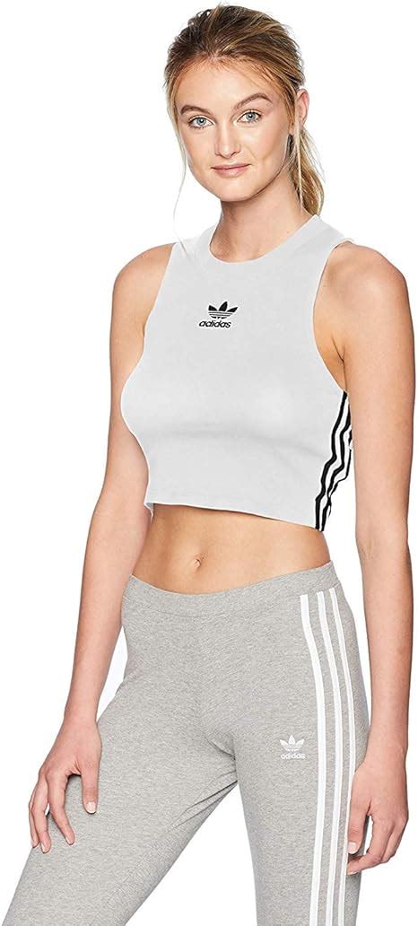 adidas crop shirt damen weiß|Amazon.com: Adidas Crop Top For Women.